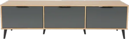Cole Light Brown Closed Storage TV Stand