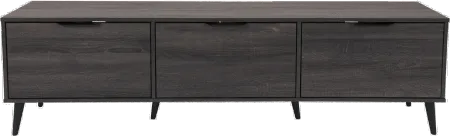 Cole Gray Closed Storage TV Stand