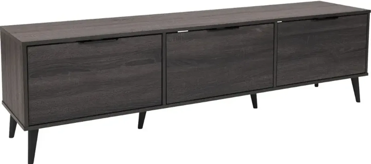 Cole Gray Closed Storage TV Stand