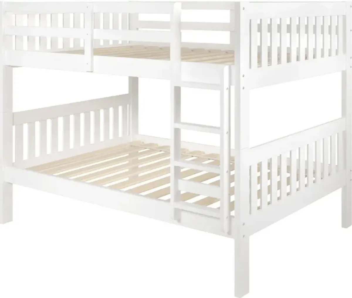 Mission White Full-over-Full Bunk Bed