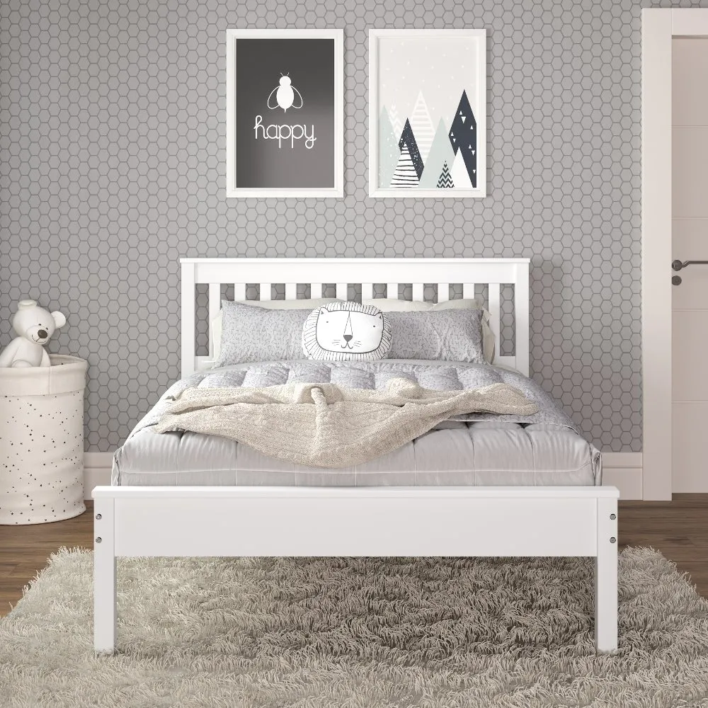 Contempo White Full Bed