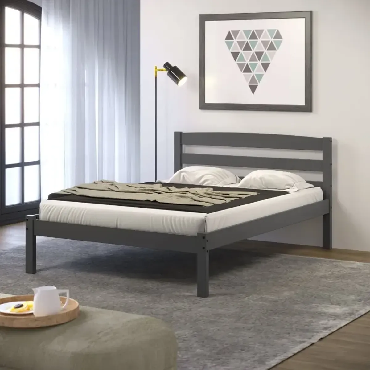 Econo Gray Full Bed