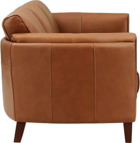 Pacer Nutmeg Top Grain Leather Chair