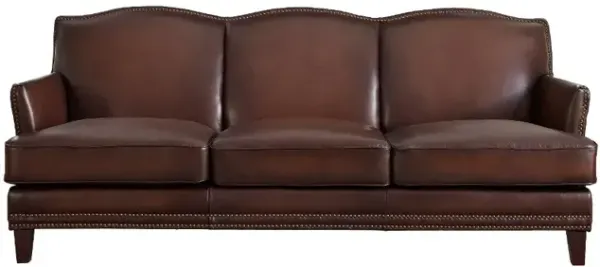 Manchester Brown Leather Sofa