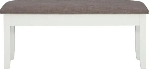 Jane Off White Dining Room Bench