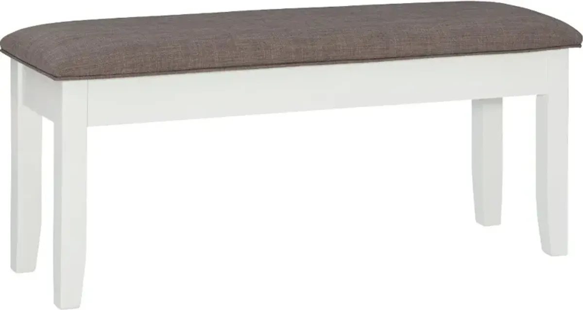 Jane Off White Dining Room Bench