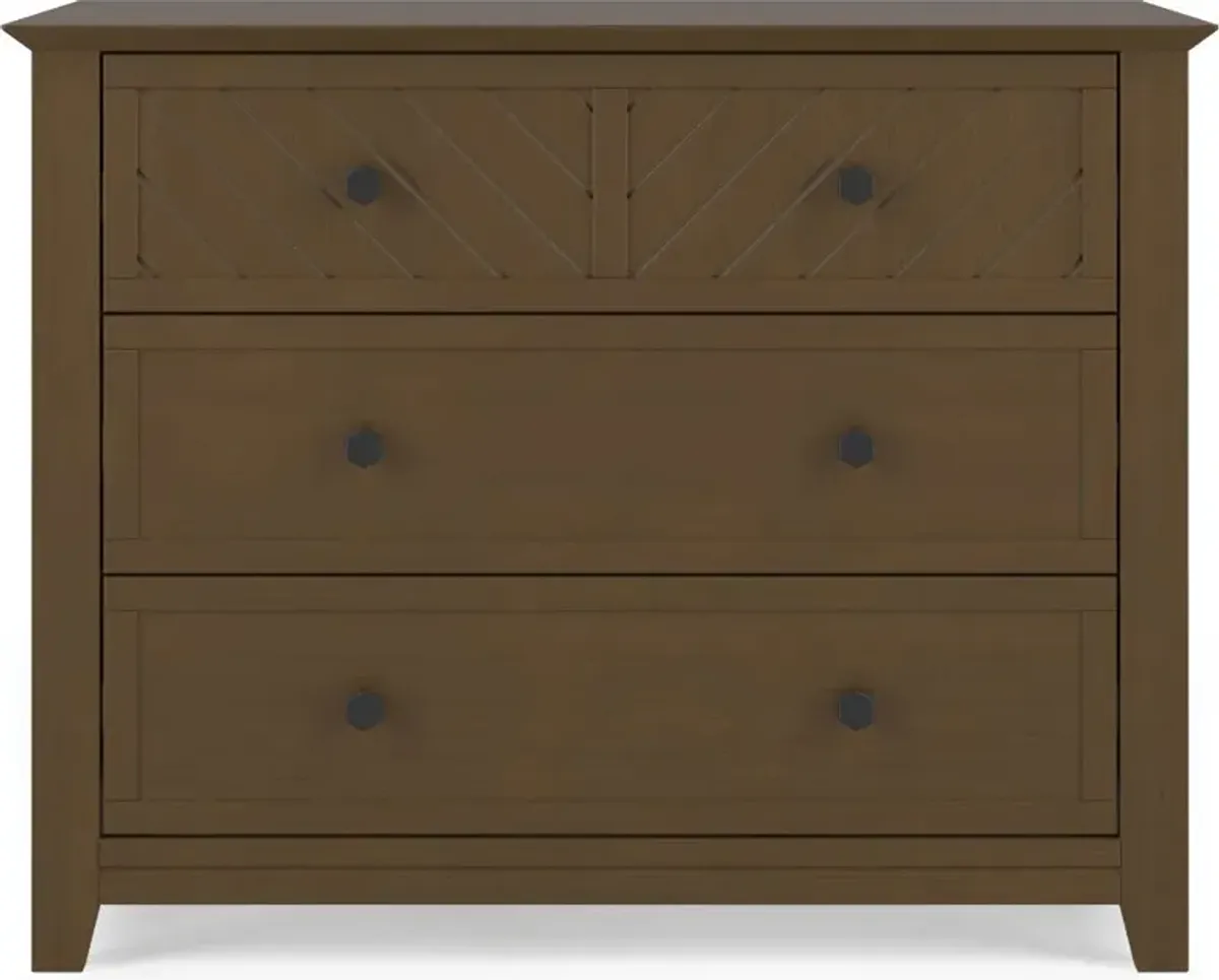 Atwood Cocoa Bean 3-Drawer Dresser