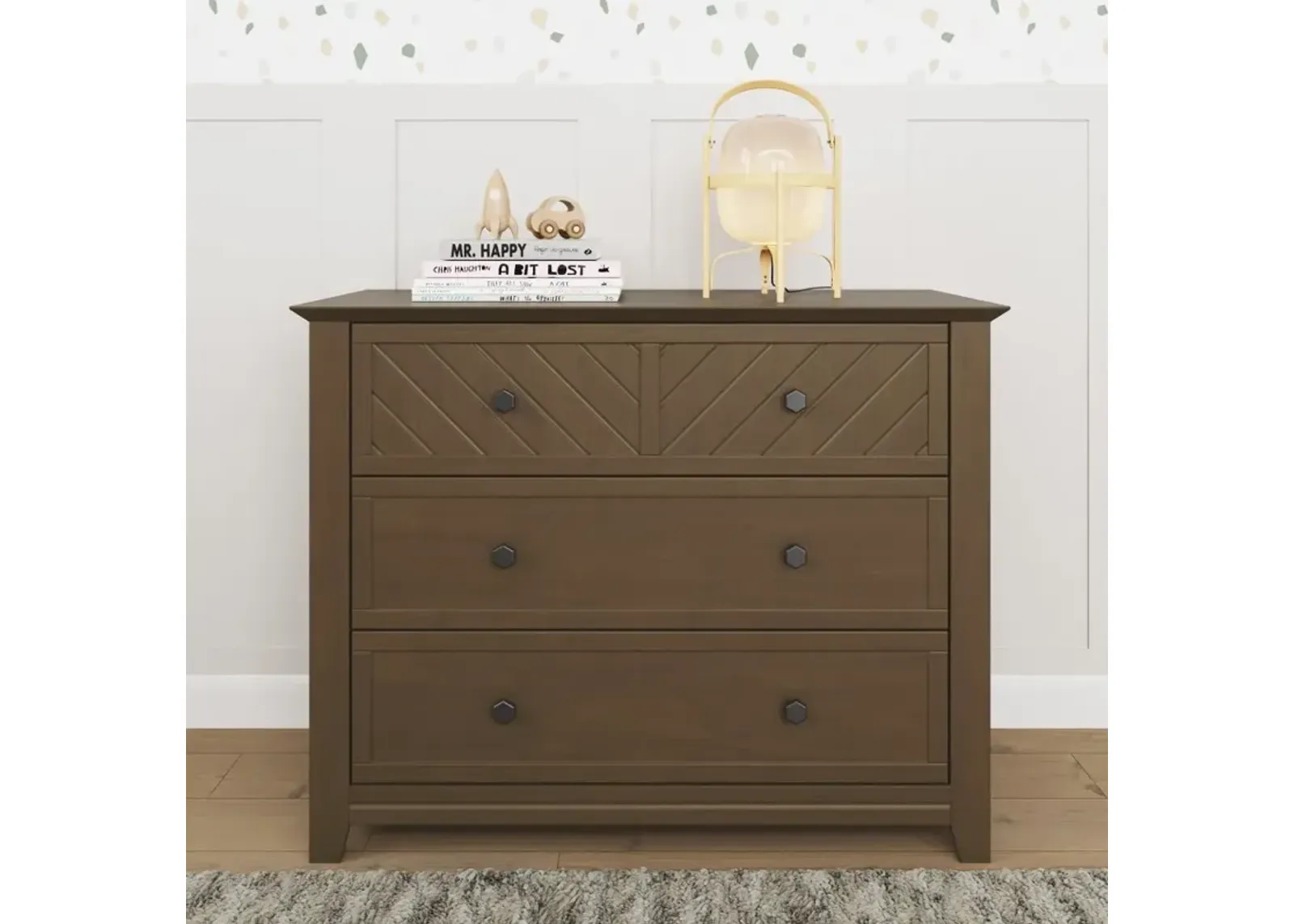 Atwood Cocoa Bean 3-Drawer Dresser