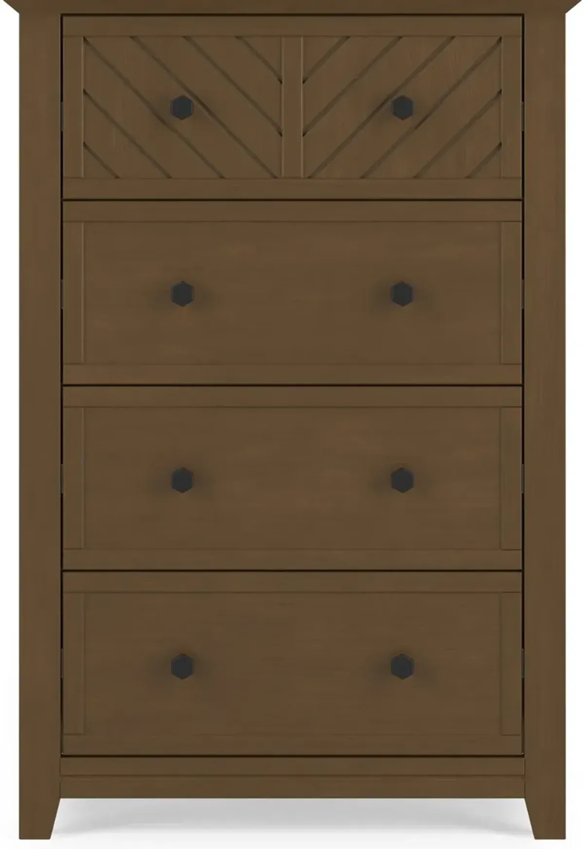 Atwood Cocoa Bean 4-Drawer Chest of Drawers