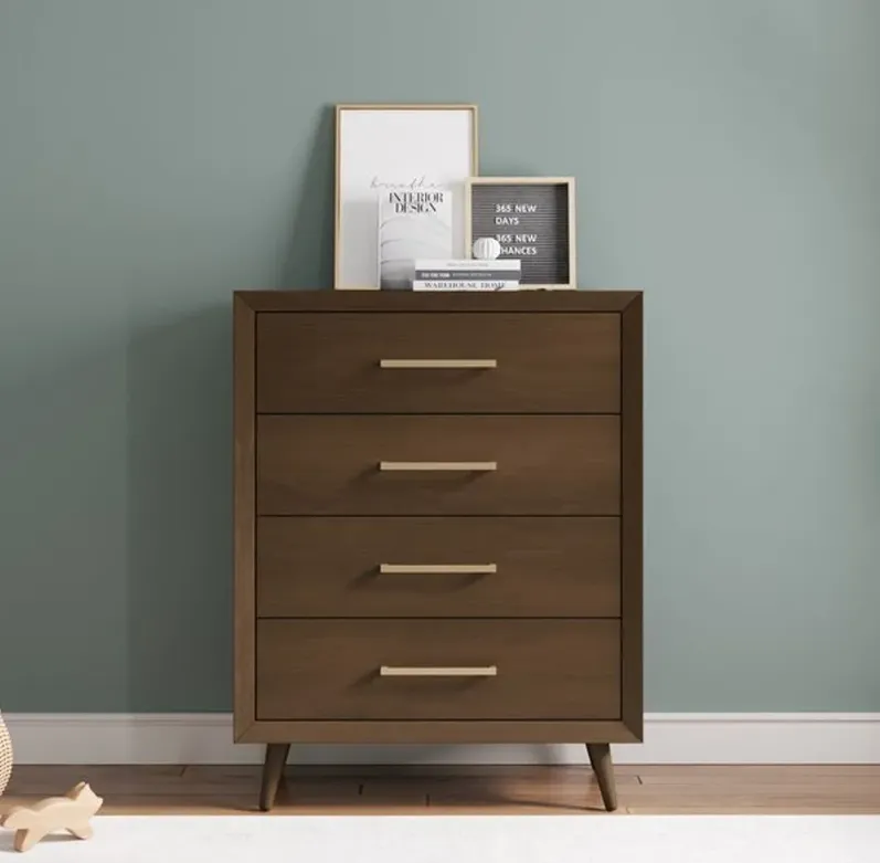 Cranbrook Toasted Chestnut 4-Drawer Chest of Drawers