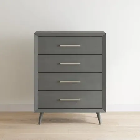Cranbrook Lunar Gray 4-Drawer Chest of Drawers