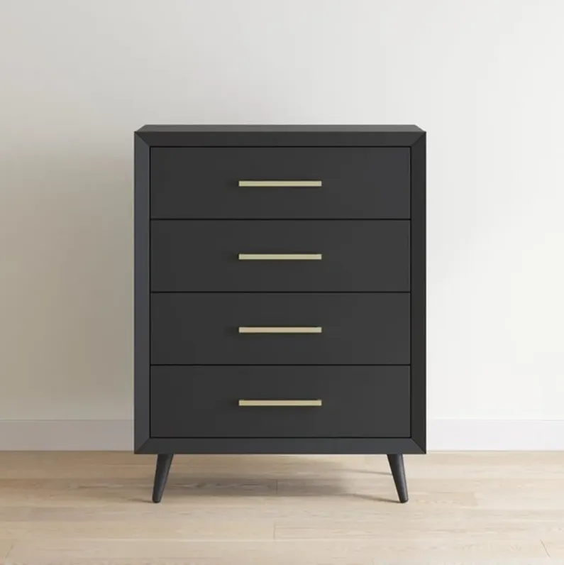 Cranbrook Ebony 4-Drawer Chest of Drawers