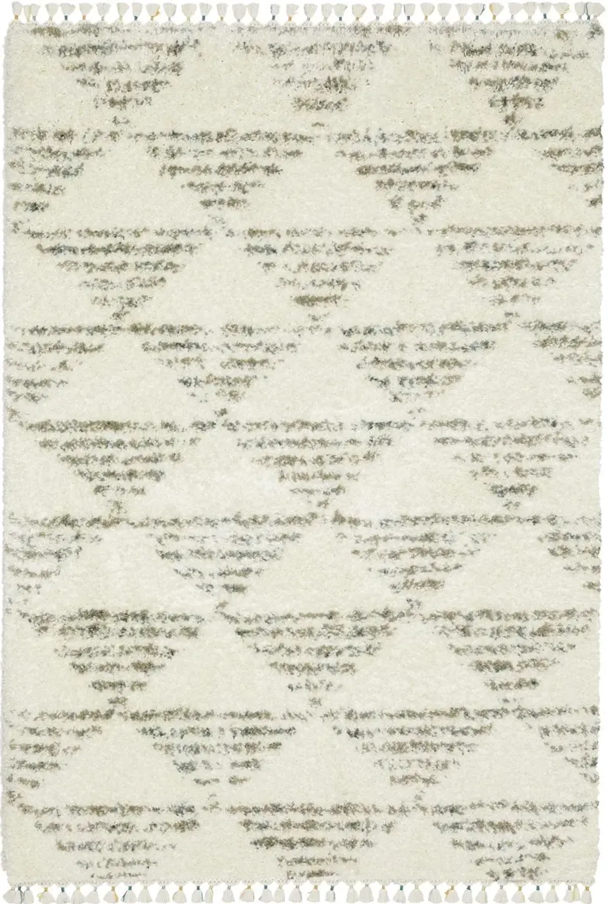 Lucca 8 x 11 Blue and Ivory Area Rug