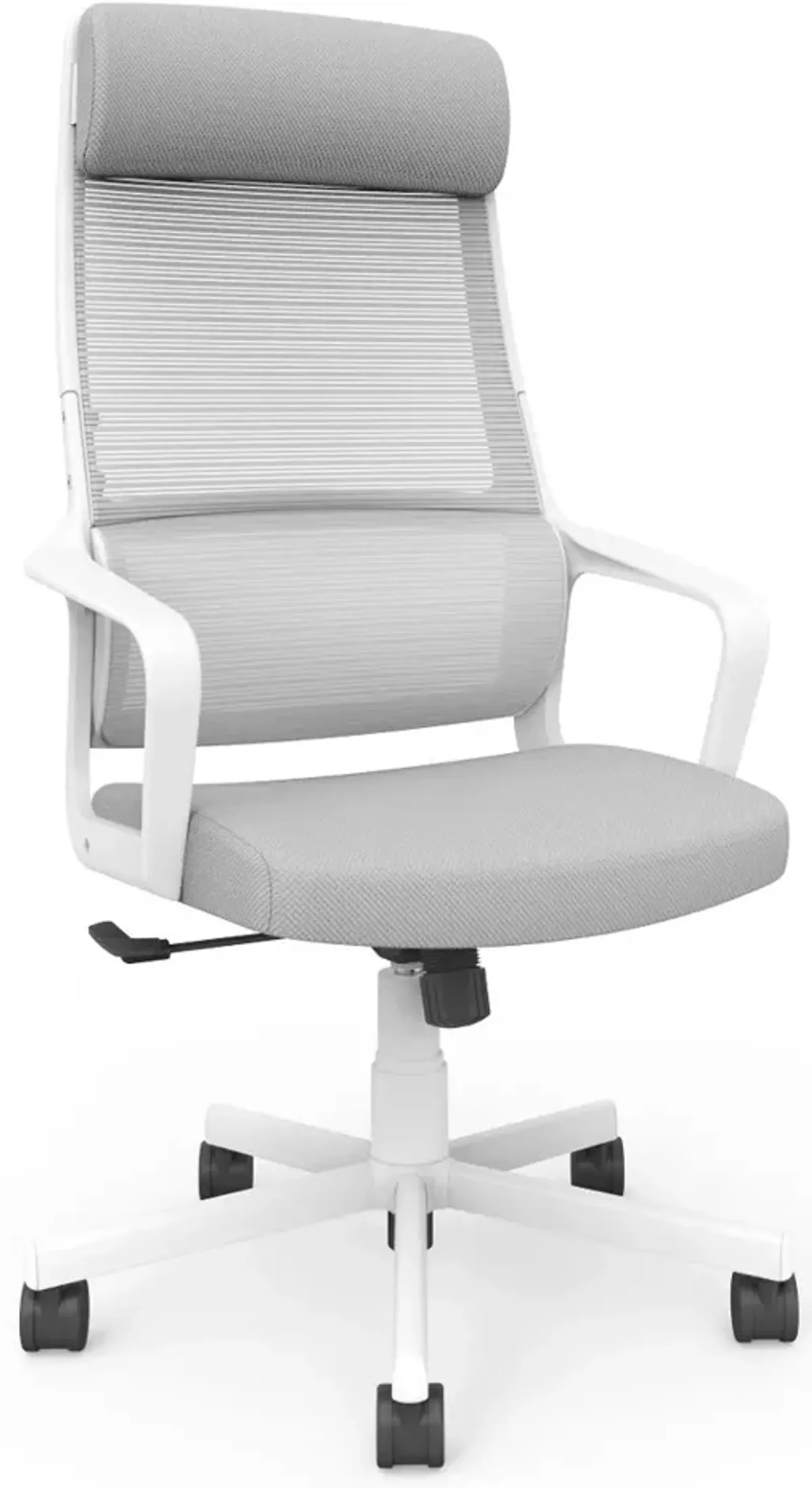 Tilah Metal and Mesh Gray Adjustable Office Chair