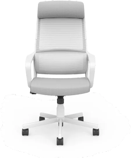 Tilah Metal and Mesh Gray Adjustable Office Chair