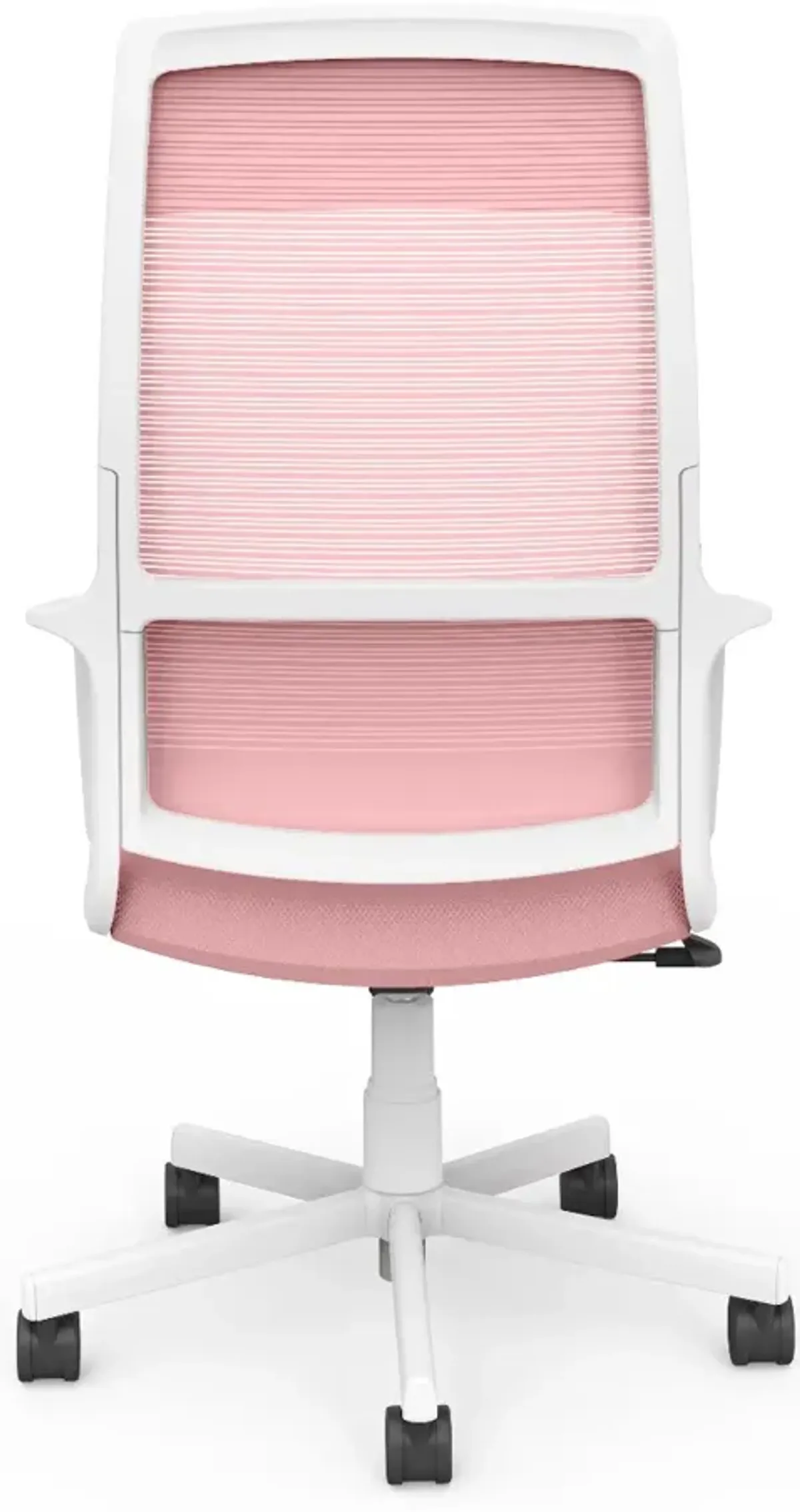 Tilah Metal and Mesh Pink Adjustable Office Chair