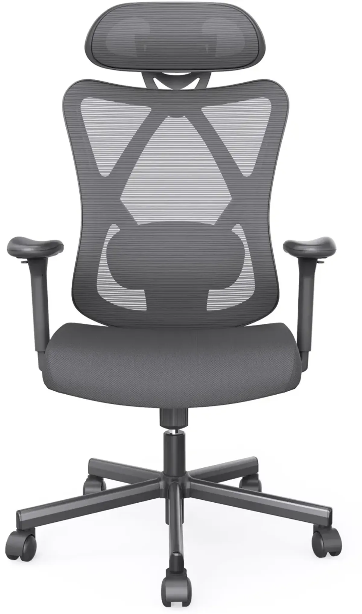 Domie Metal and Mesh Black Adjustable Office Chair