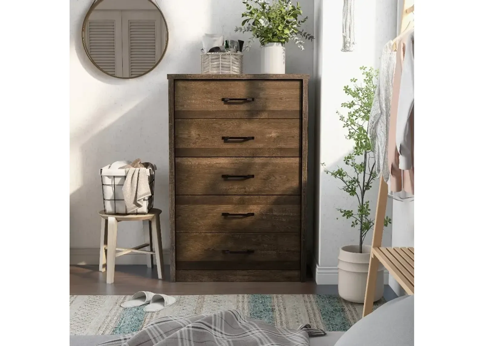 Kodo Walnut Brown Chest of Drawers