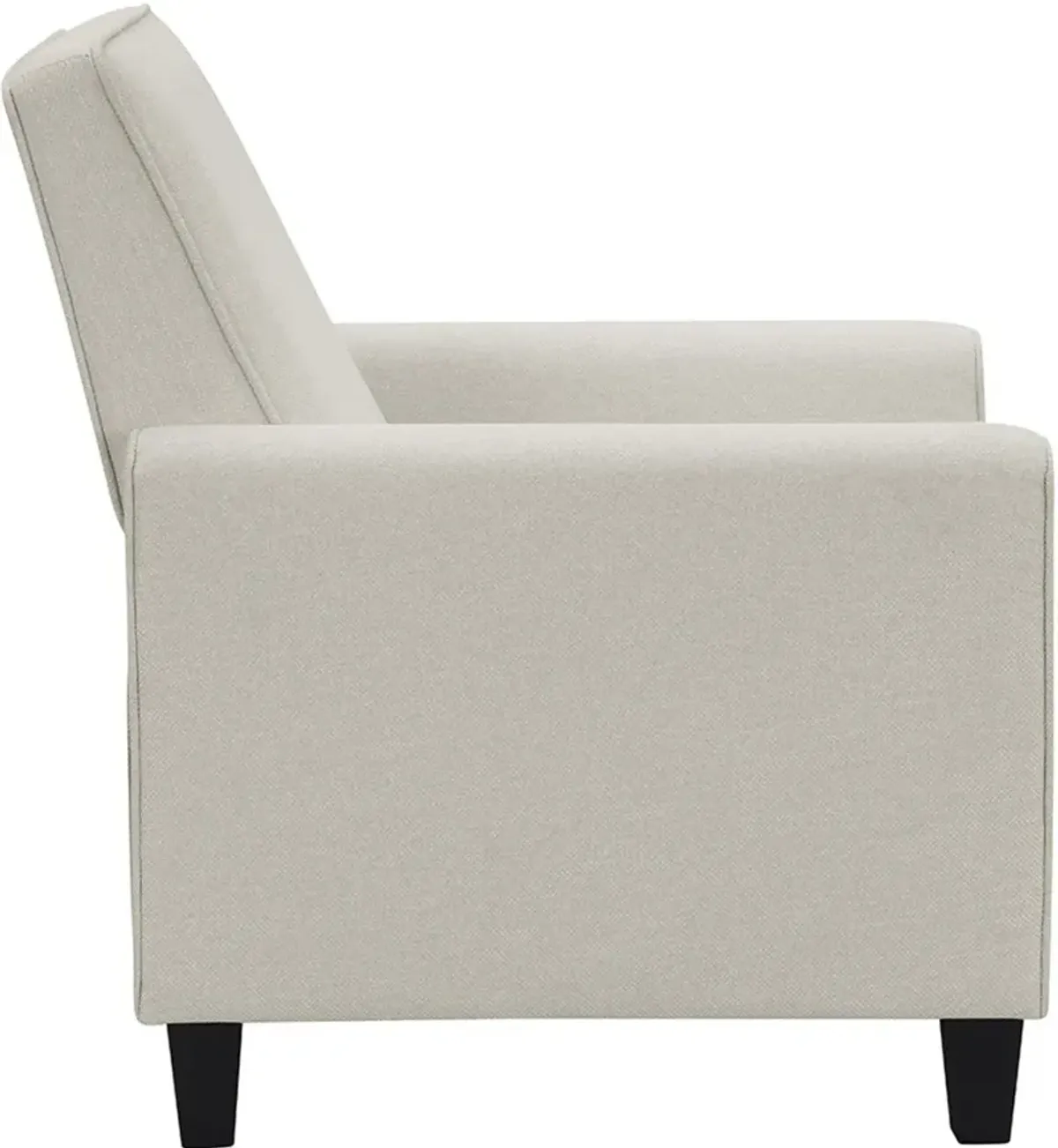 Ducee Beige Fabric Push Back Chair