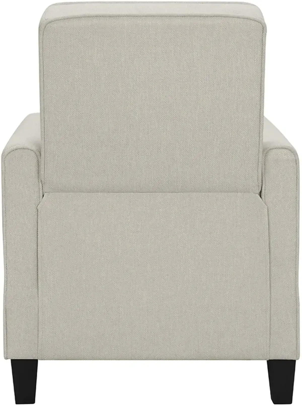 Ducee Beige Fabric Push Back Chair