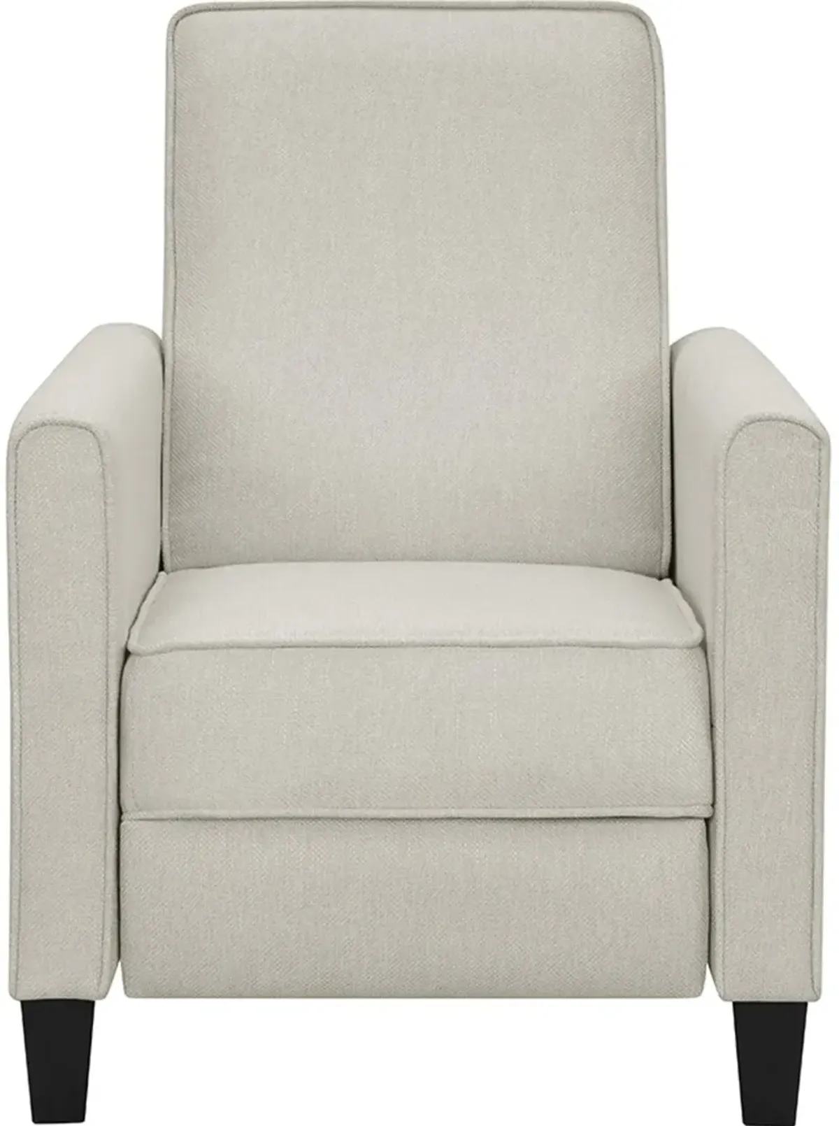 Ducee Beige Fabric Push Back Chair