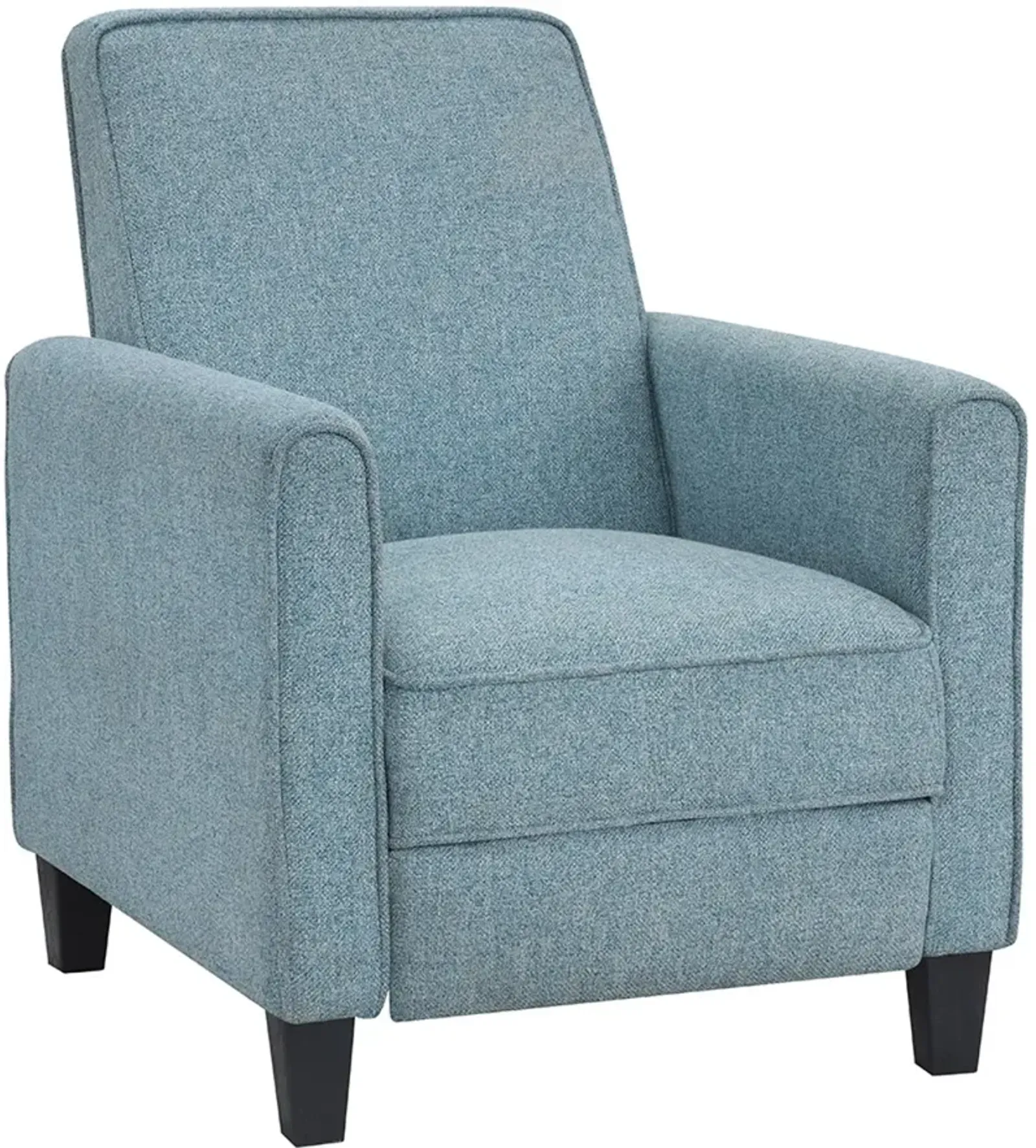 Ducee Blue Fabric Push Back Chair