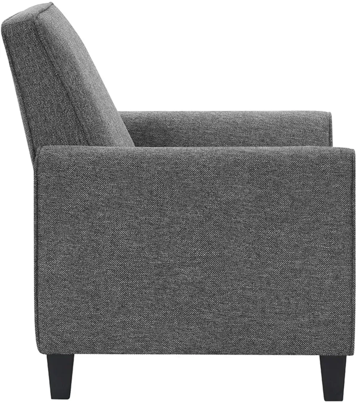 Ducee Gray Fabric Push Back Chair