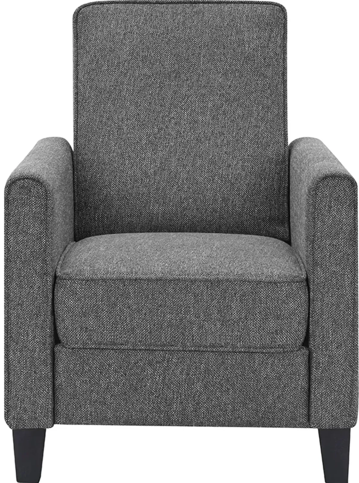 Ducee Gray Fabric Push Back Chair