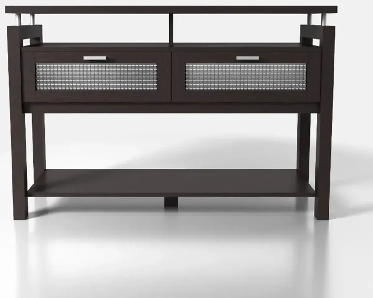 Tayler Espresso Brown Console Table