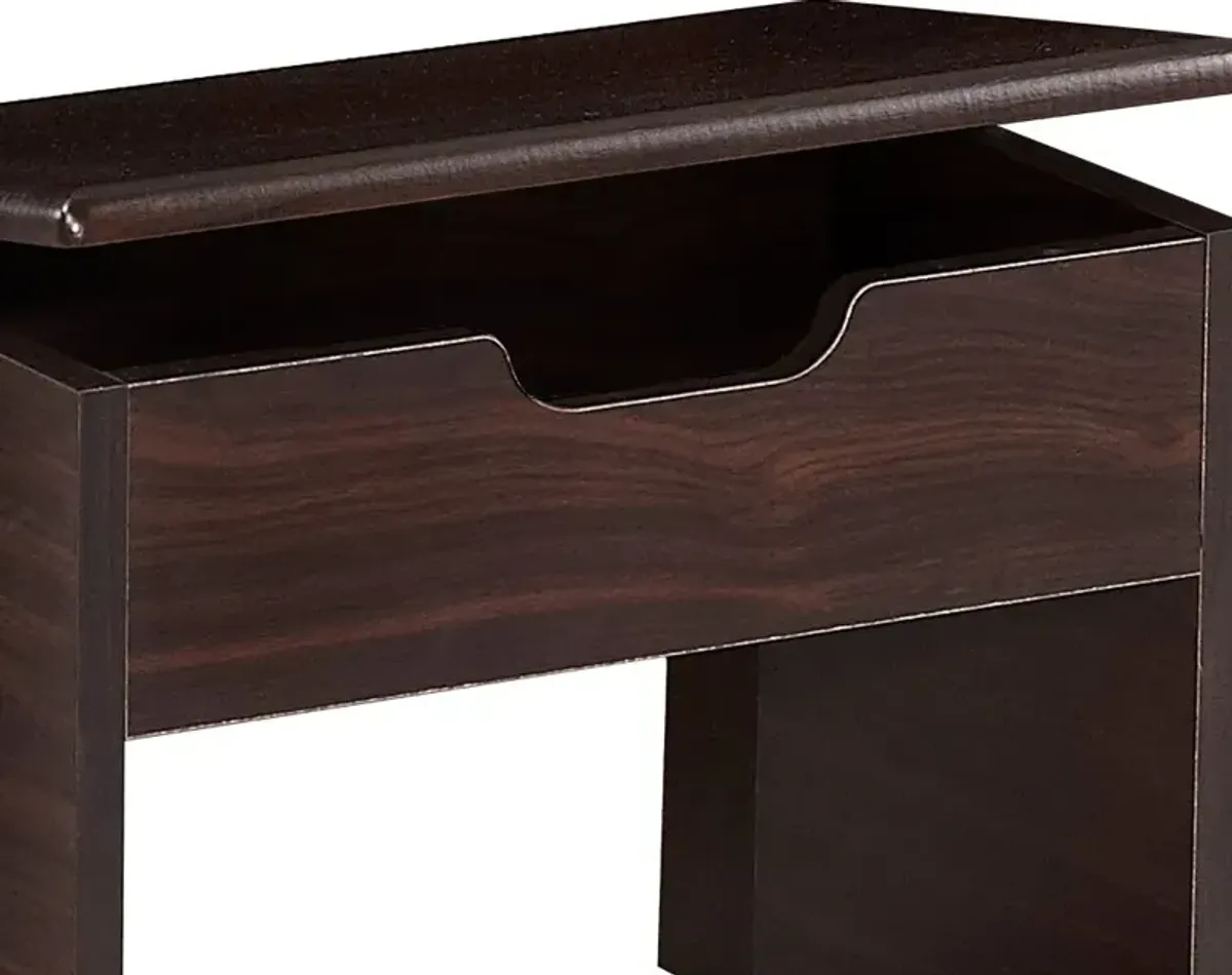 Astro Walnut Brown 2 Piece Vanity Set