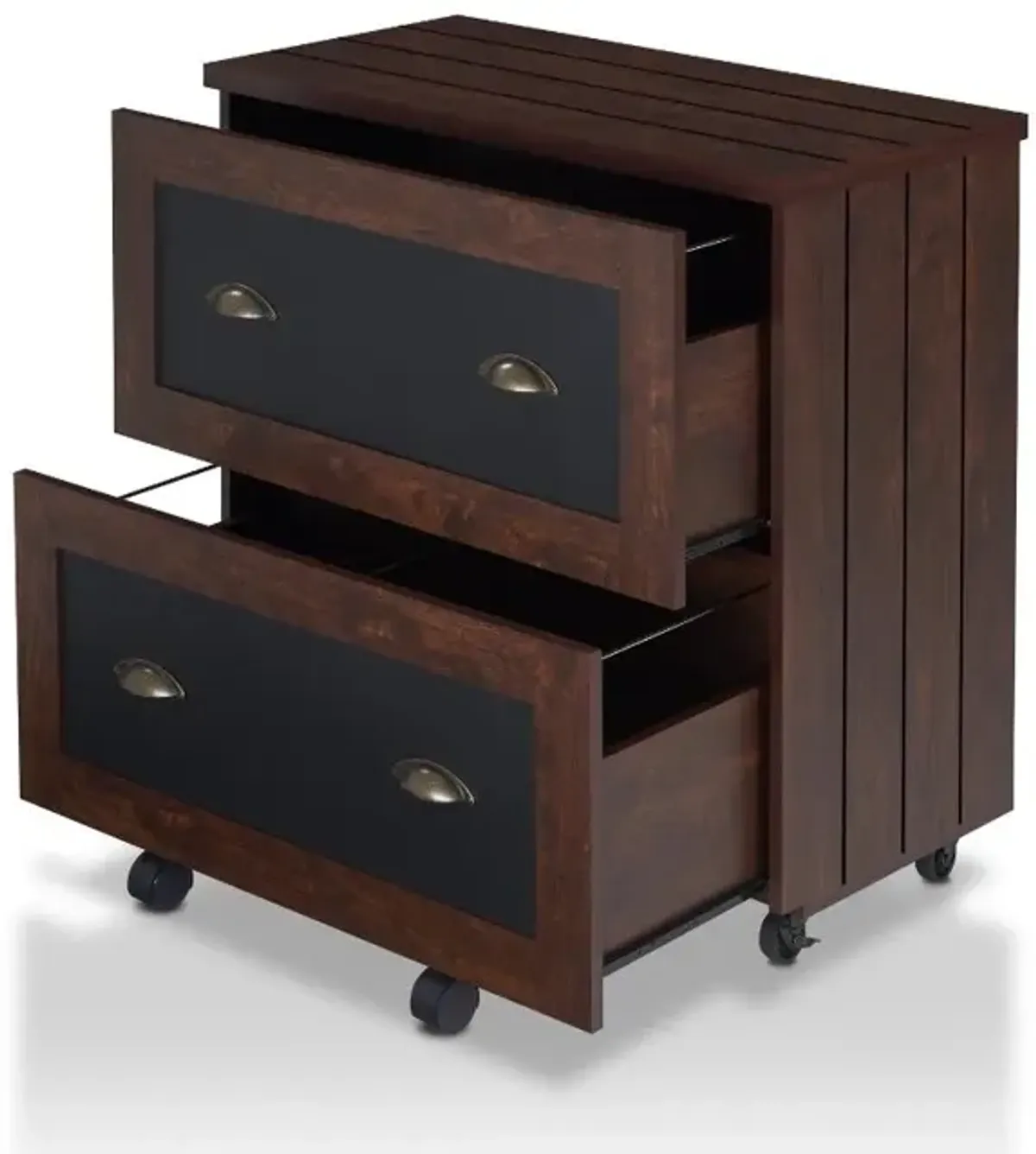 Waterford Vintage Walnut 2-Drawer File Cabinet