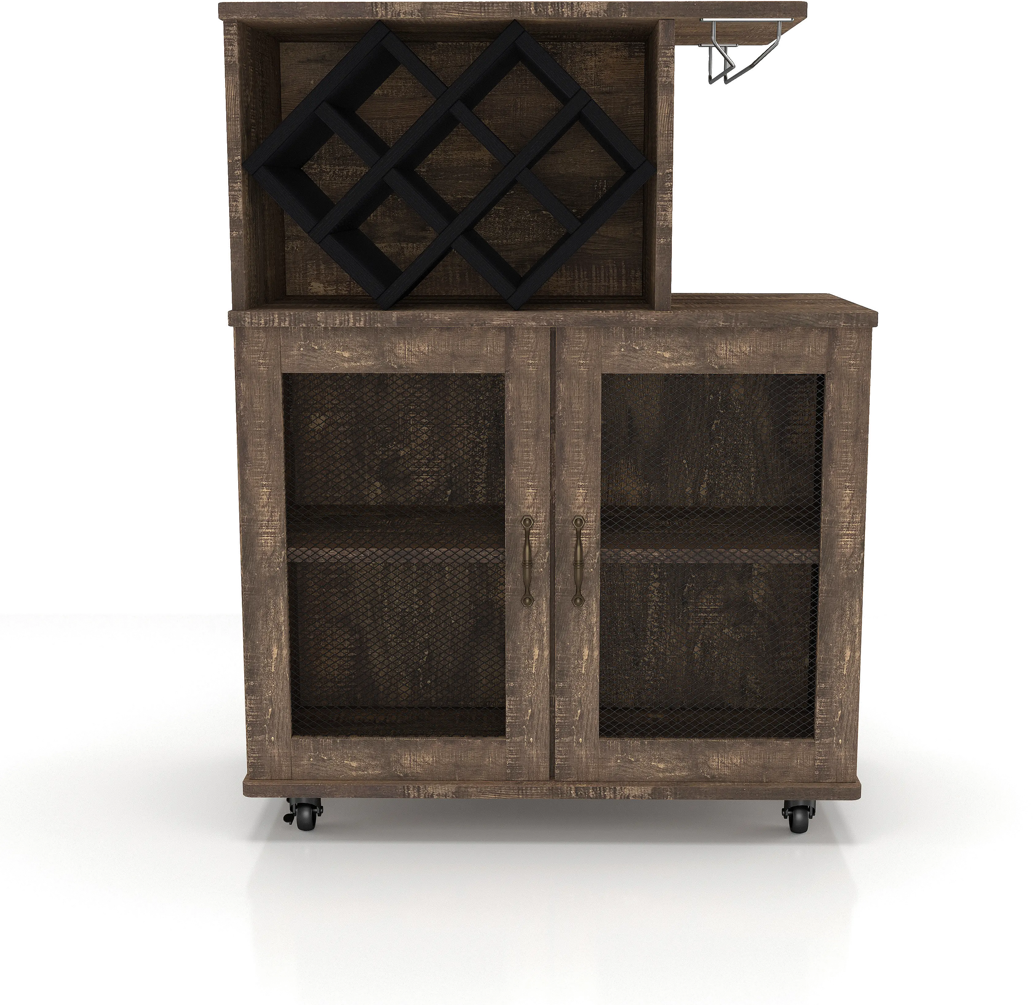 Codex Rustic Reclaimed Oak Mini Bar