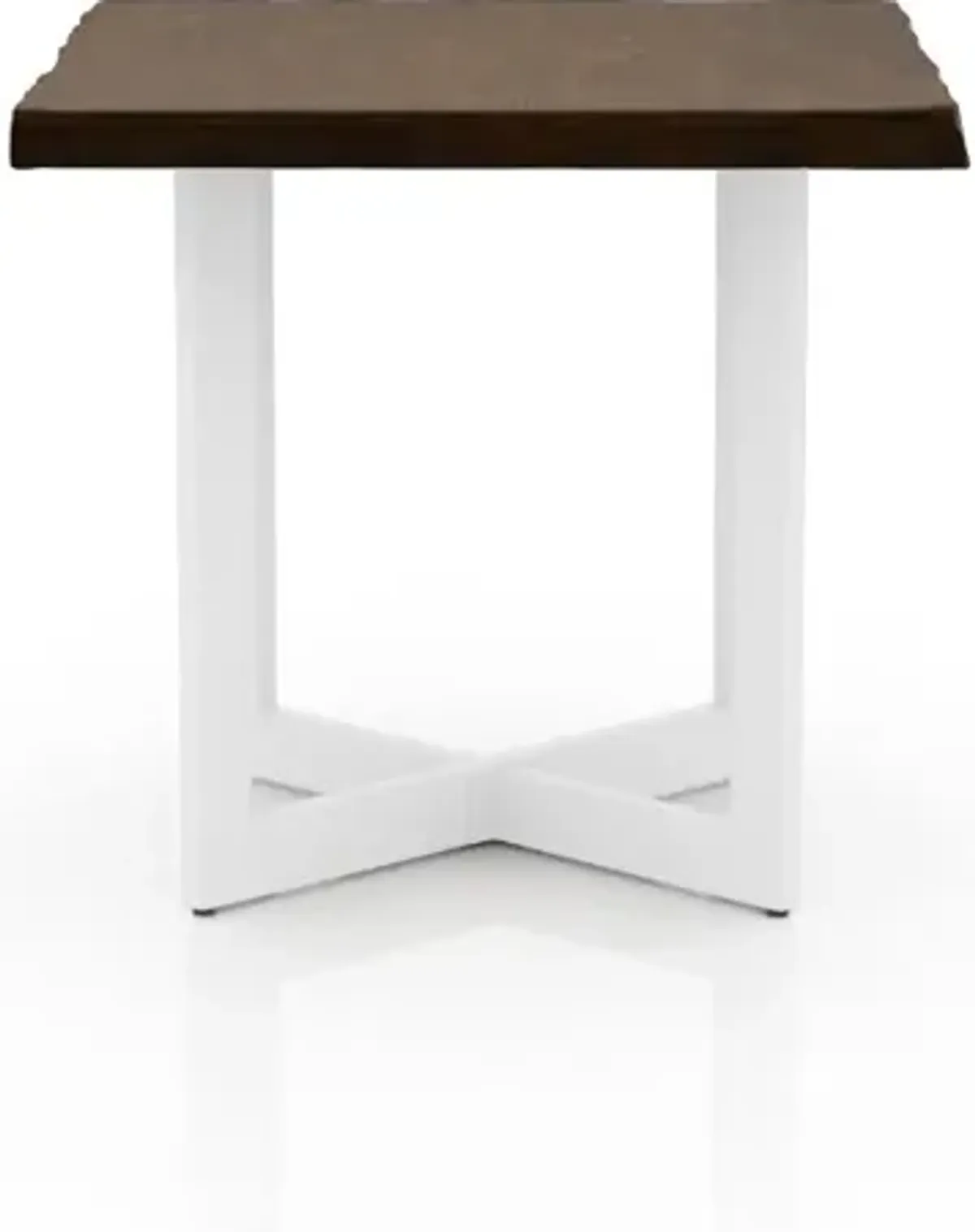 Baletto Oak and White End Table