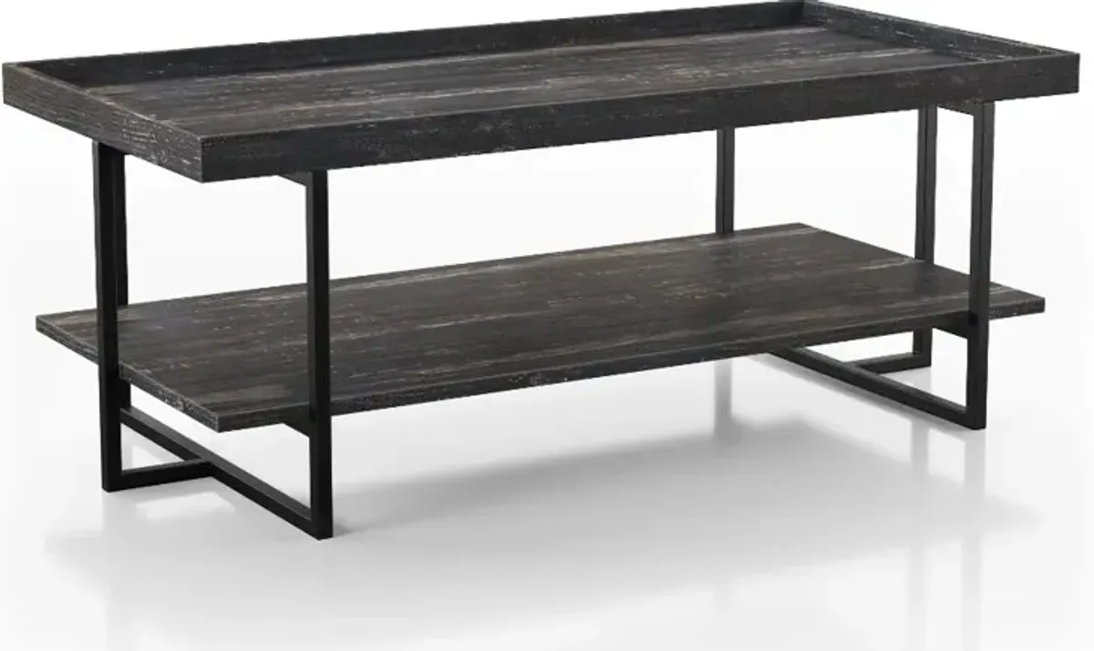 Prakers Black Coffee Table