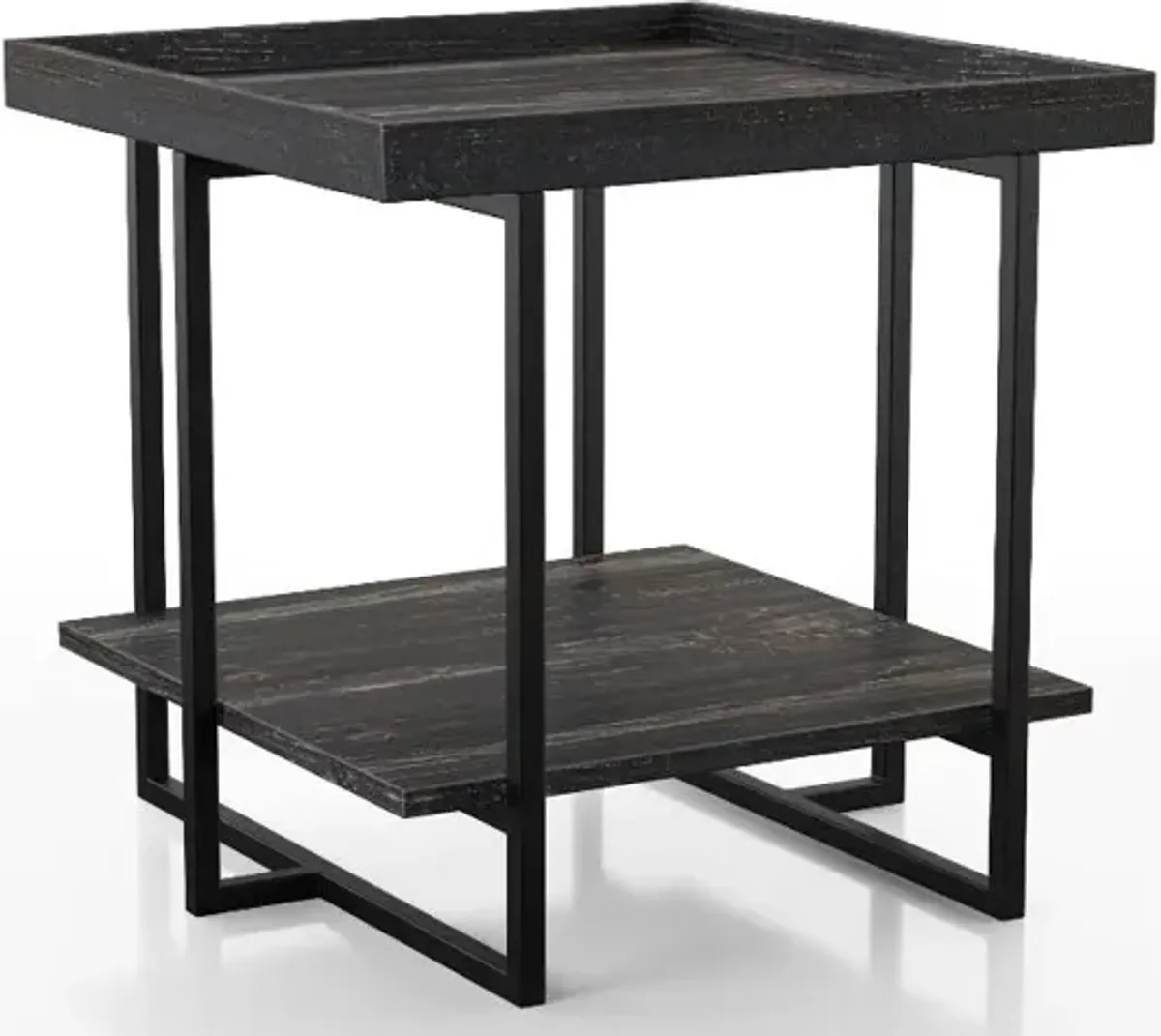 Prakers Black End Table