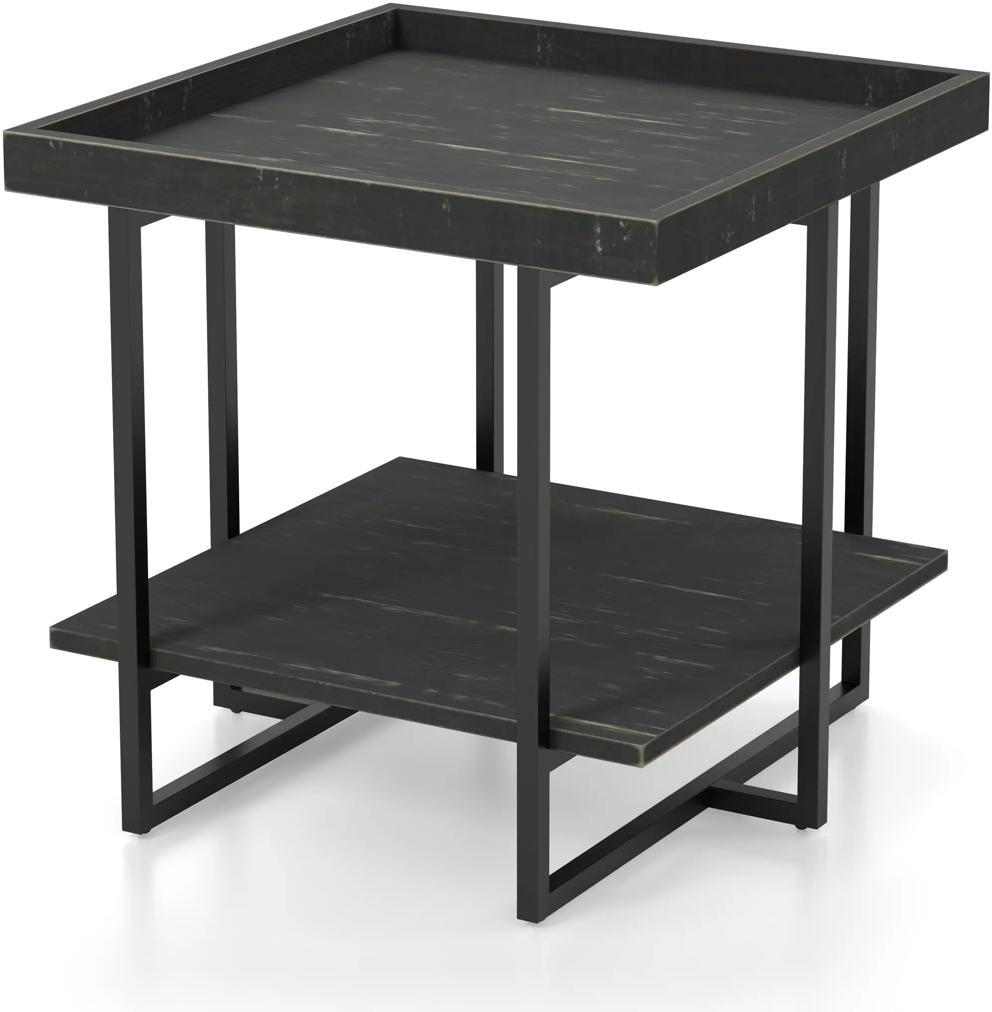 Prakers Black End Table