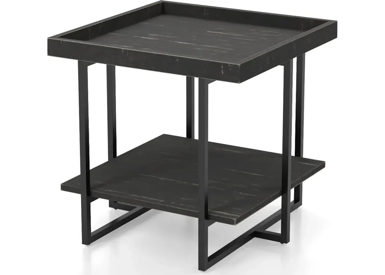 Prakers Black End Table