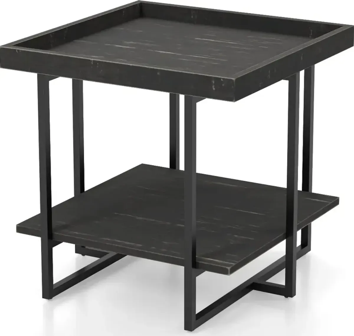 Prakers Black End Table