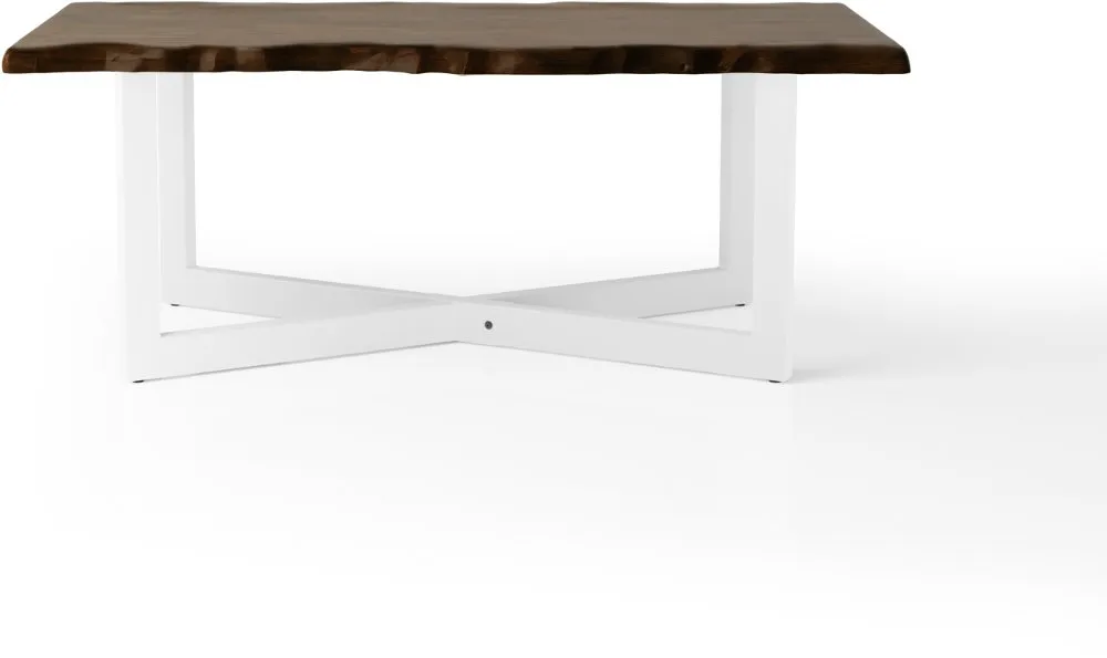 Baletto Oak and White 2 Piece Coffee Table Set