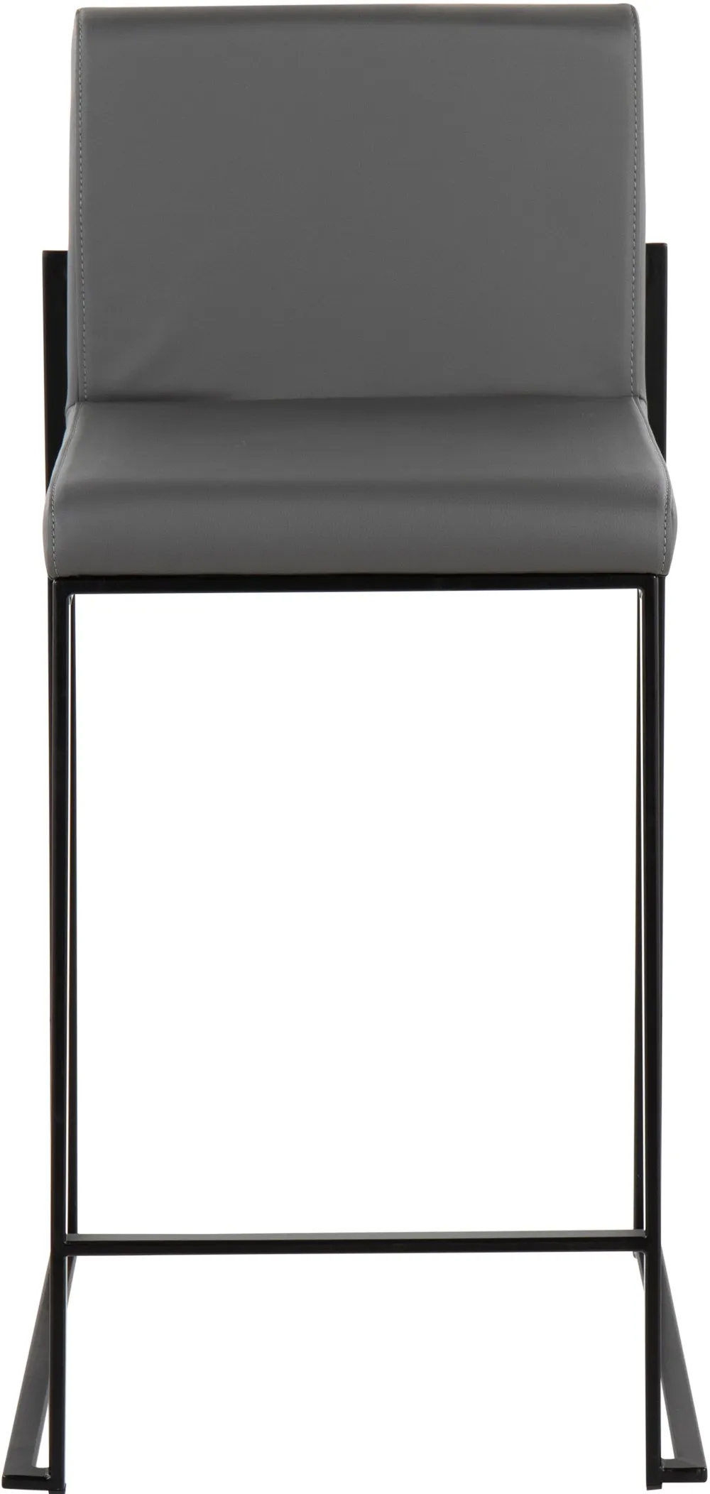 Fuji Black and Gray Counter Height Stool, Set of 2