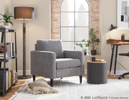 Wendy Contemporary Gray Accent Chair