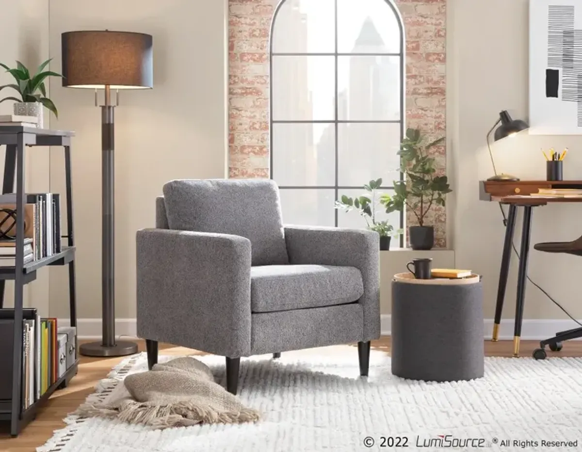 Wendy Contemporary Gray Accent Chair