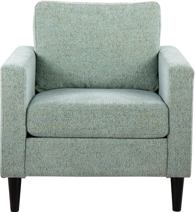 Wendy Contemporary Green Accent Chair