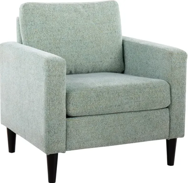 Wendy Contemporary Green Accent Chair