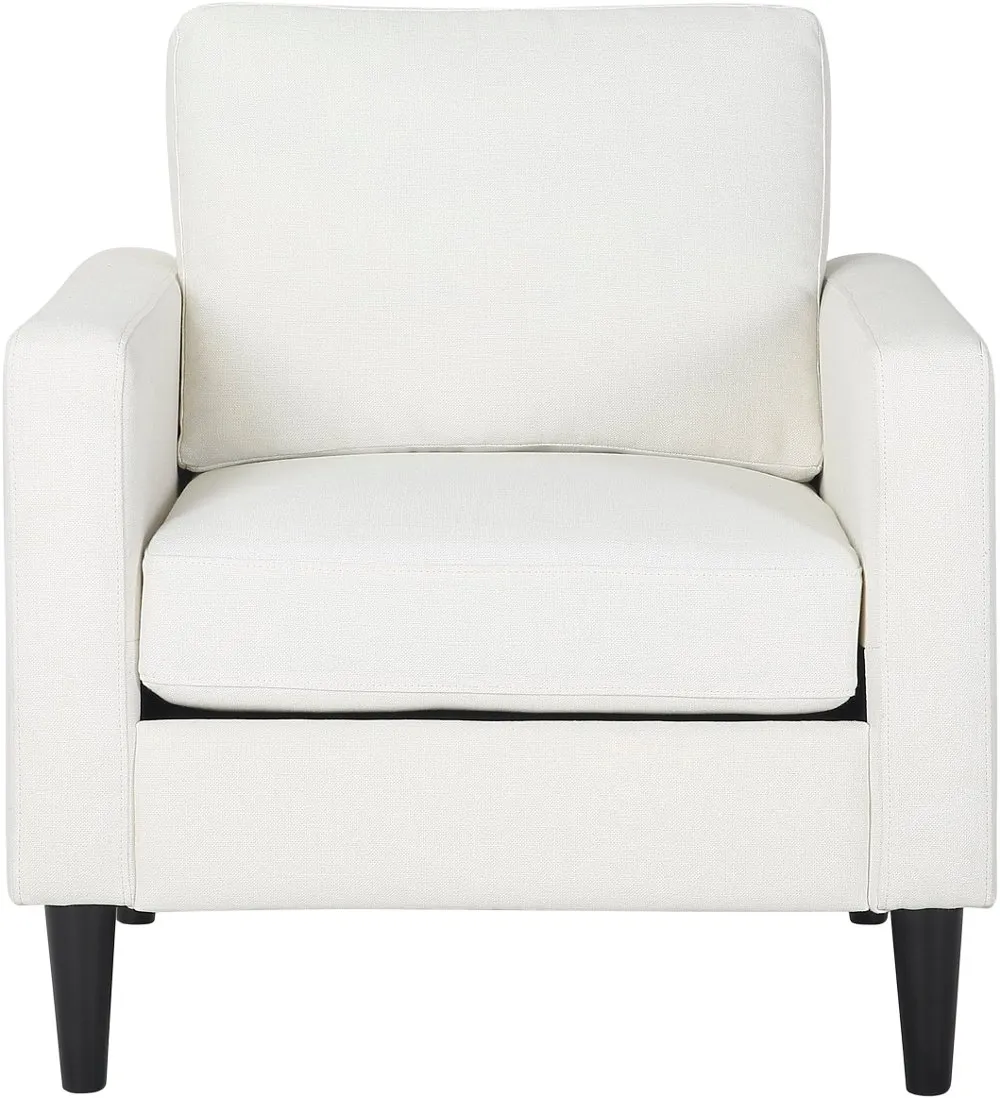 Wendy Contemporary Cream Accent Chair