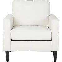Wendy Contemporary Cream Accent Chair