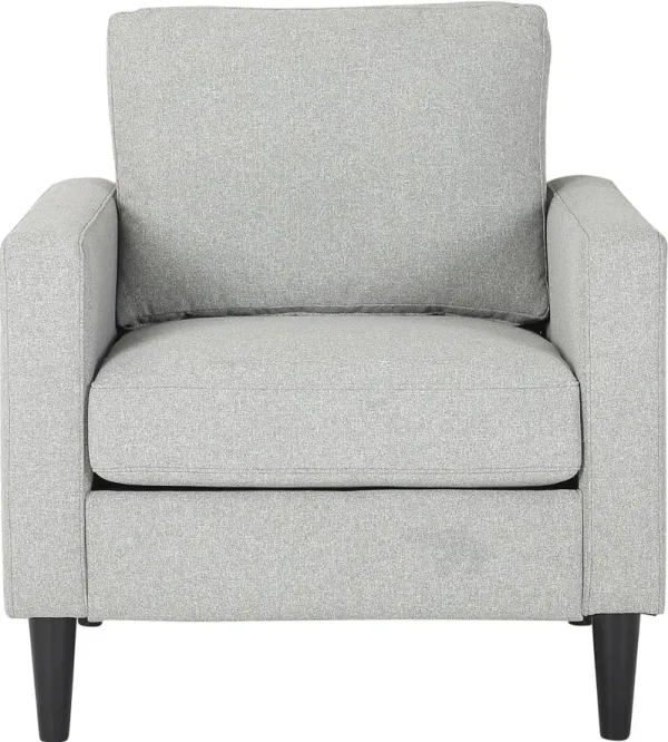 Wendy Contemporary Light Gray Accent Chair