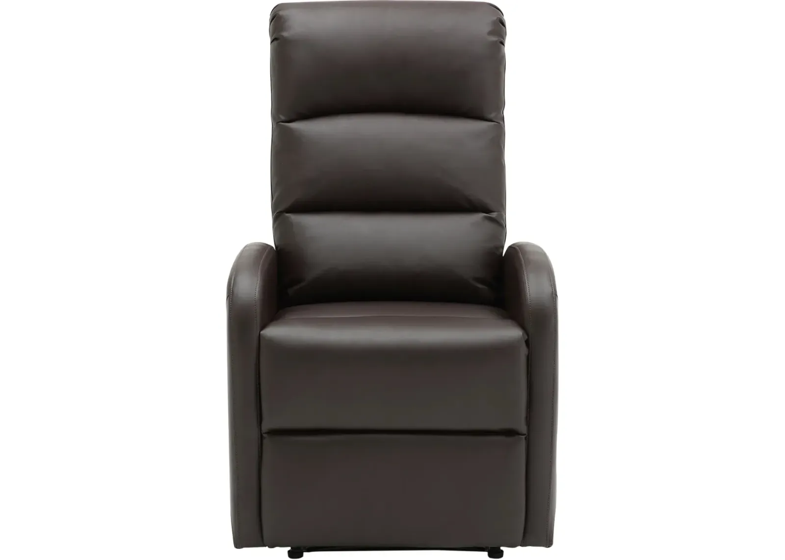 Dormi Brown Faux Leather Manual Recliner