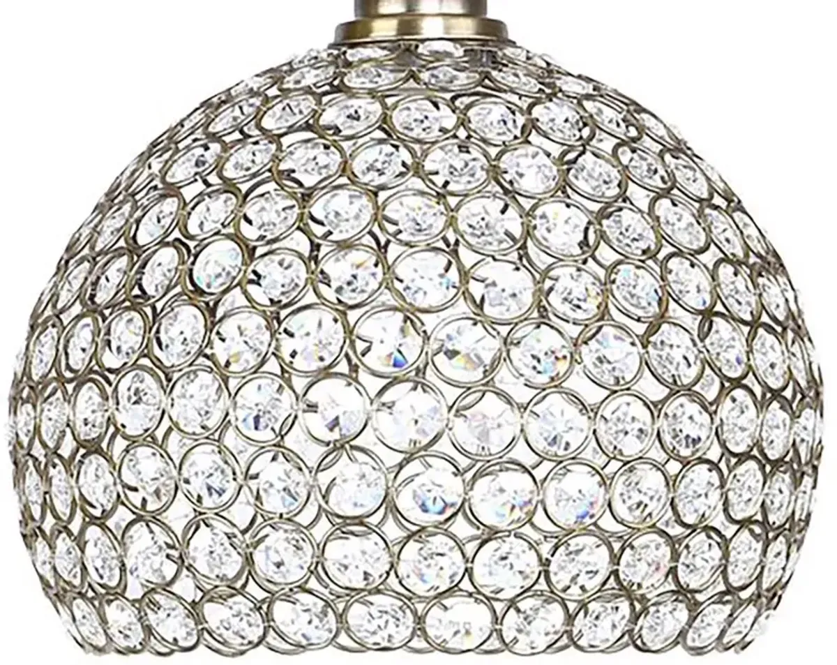 Canbel Gold & Crystal Floor Lamp