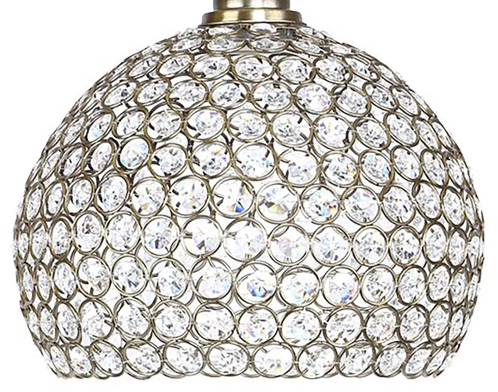 Canbel Gold & Crystal Floor Lamp